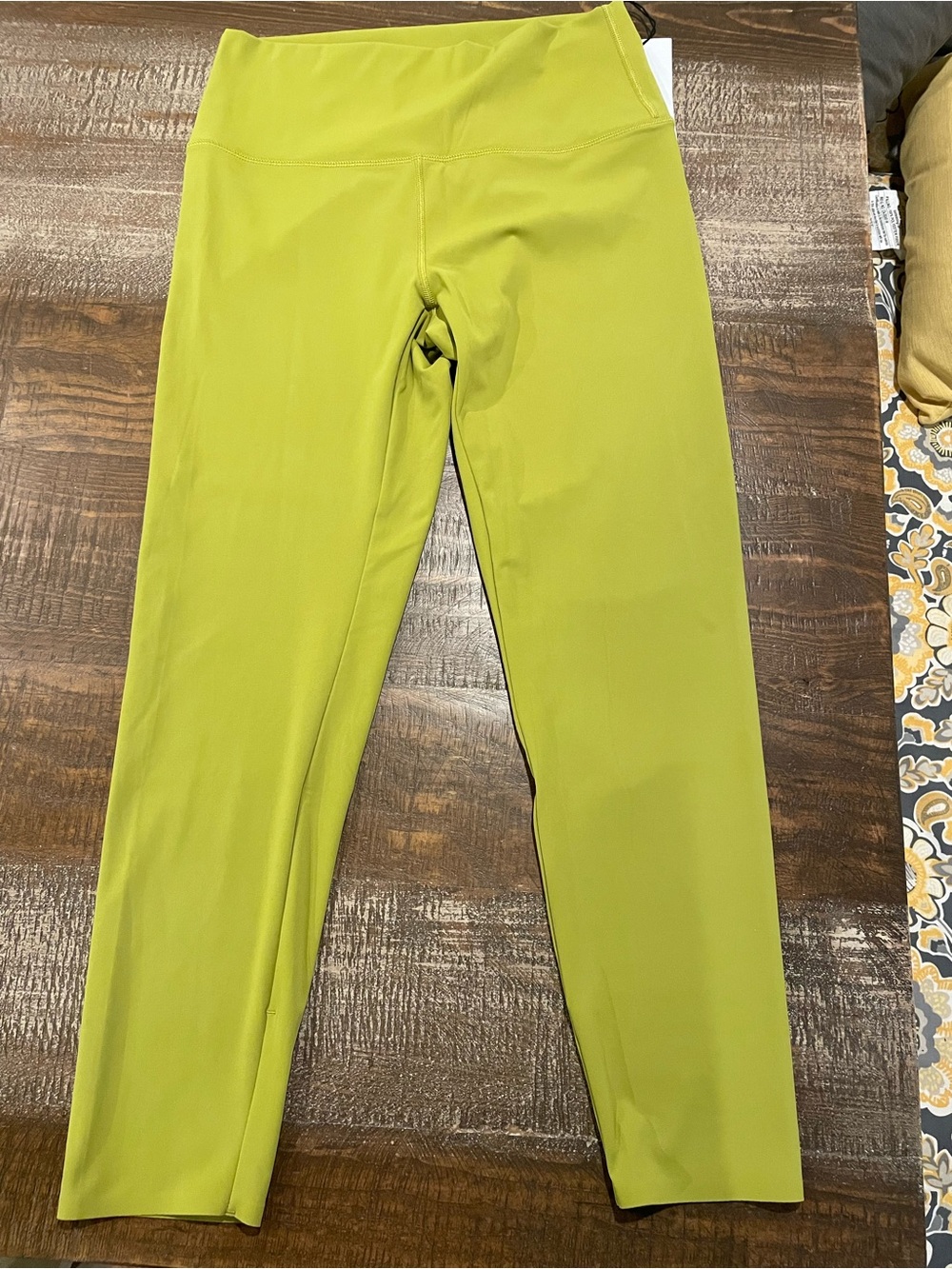 High-Waist Lime Green Women's Leggings